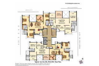 Nyati Esteban II BHK Floor Plan